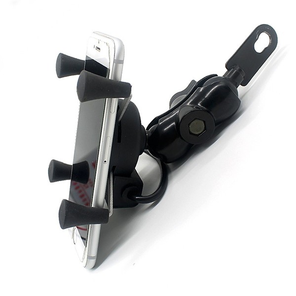 12V-30V-35-6-inch-Motorcycle-Phone-GPS-Holder-X-Style-USB-Charger-Power-Outlet-Socket-1012214