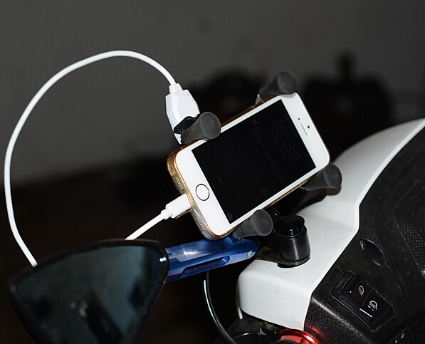 12V-30V-35-6-inch-Motorcycle-Phone-GPS-Holder-X-Style-USB-Charger-Power-Outlet-Socket-1012214
