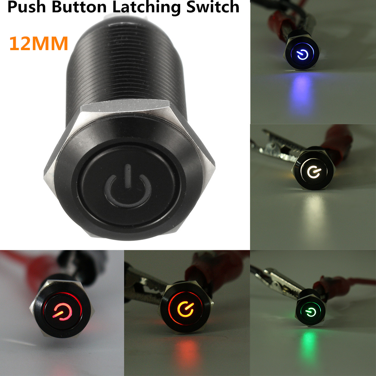 12V-4-Pin-12mm-LED-Light-Metal-Push-Button-Latching-Power-Switch-1258190