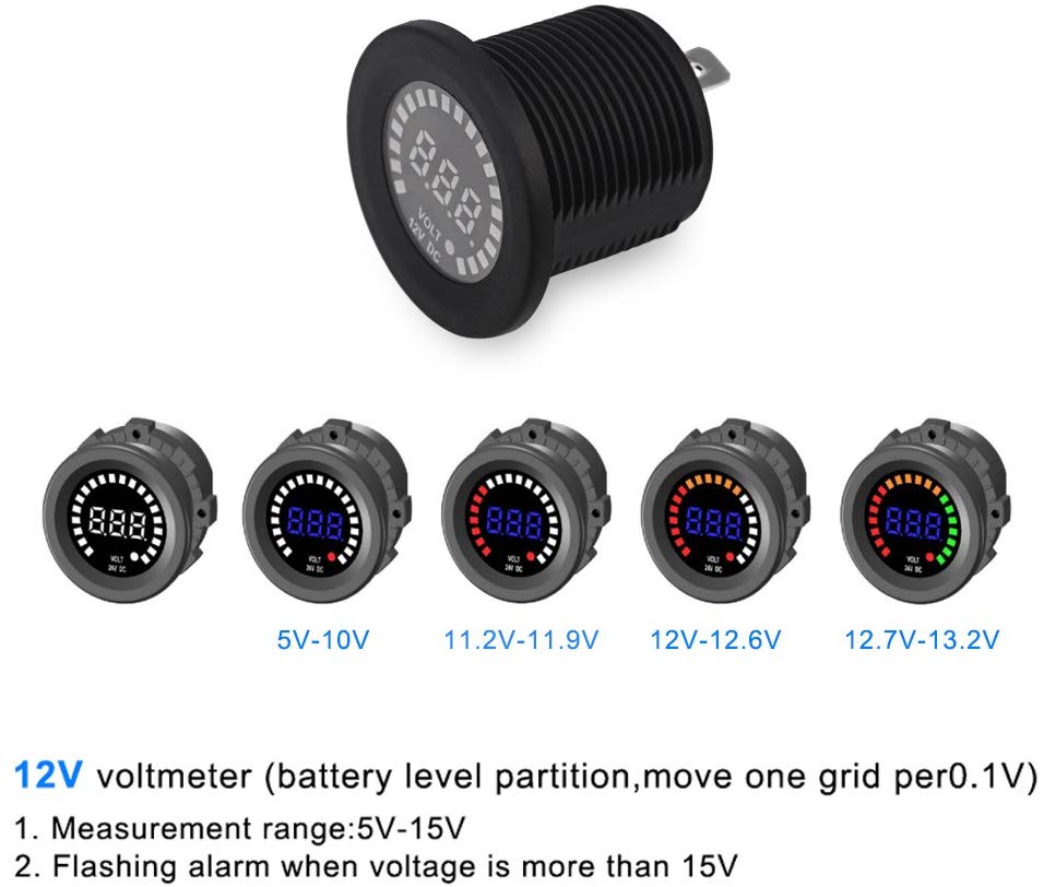 12V-DC-LED-Panel-Voltmeter-Car-Motorcycle-Waterproof-Digital-Voltage-Socket-Meter-Gauge-1611555