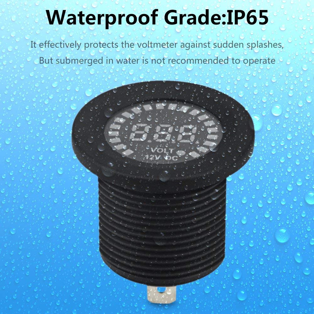12V-DC-LED-Panel-Voltmeter-Car-Motorcycle-Waterproof-Digital-Voltage-Socket-Meter-Gauge-1611555