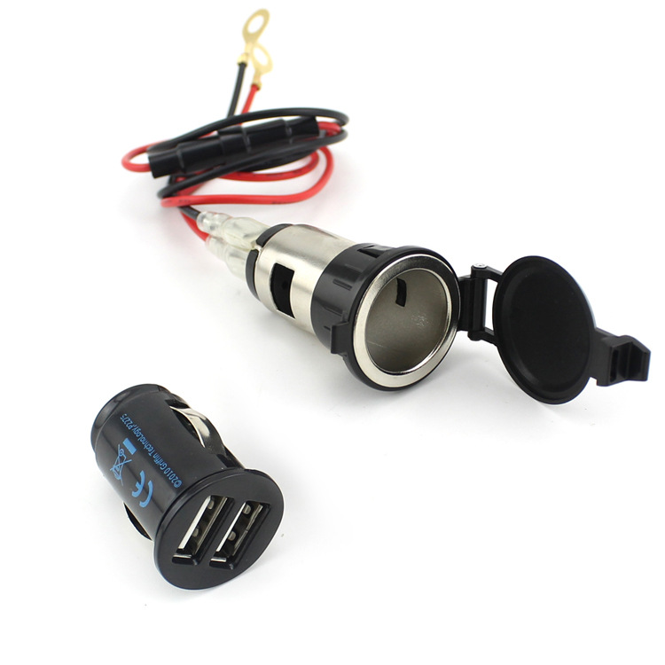 12V-Dual-USB-Charger-Vehicle-Socket-Adapter-Motorcycle-Auto-Car-938309