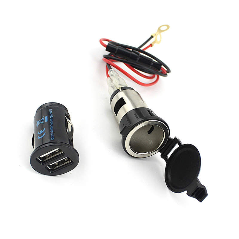 12V-Dual-USB-Charger-Vehicle-Socket-Adapter-Motorcycle-Auto-Car-938309