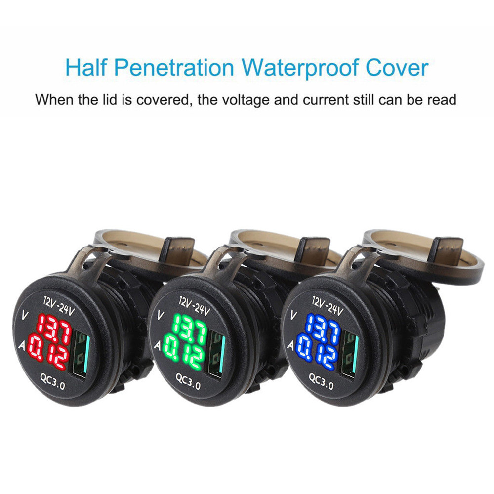 12V24V-QC-30-LED-USB-Charger-Socket-Voltmeter-Current-Display-For-Boat-Motorcycle-1297776