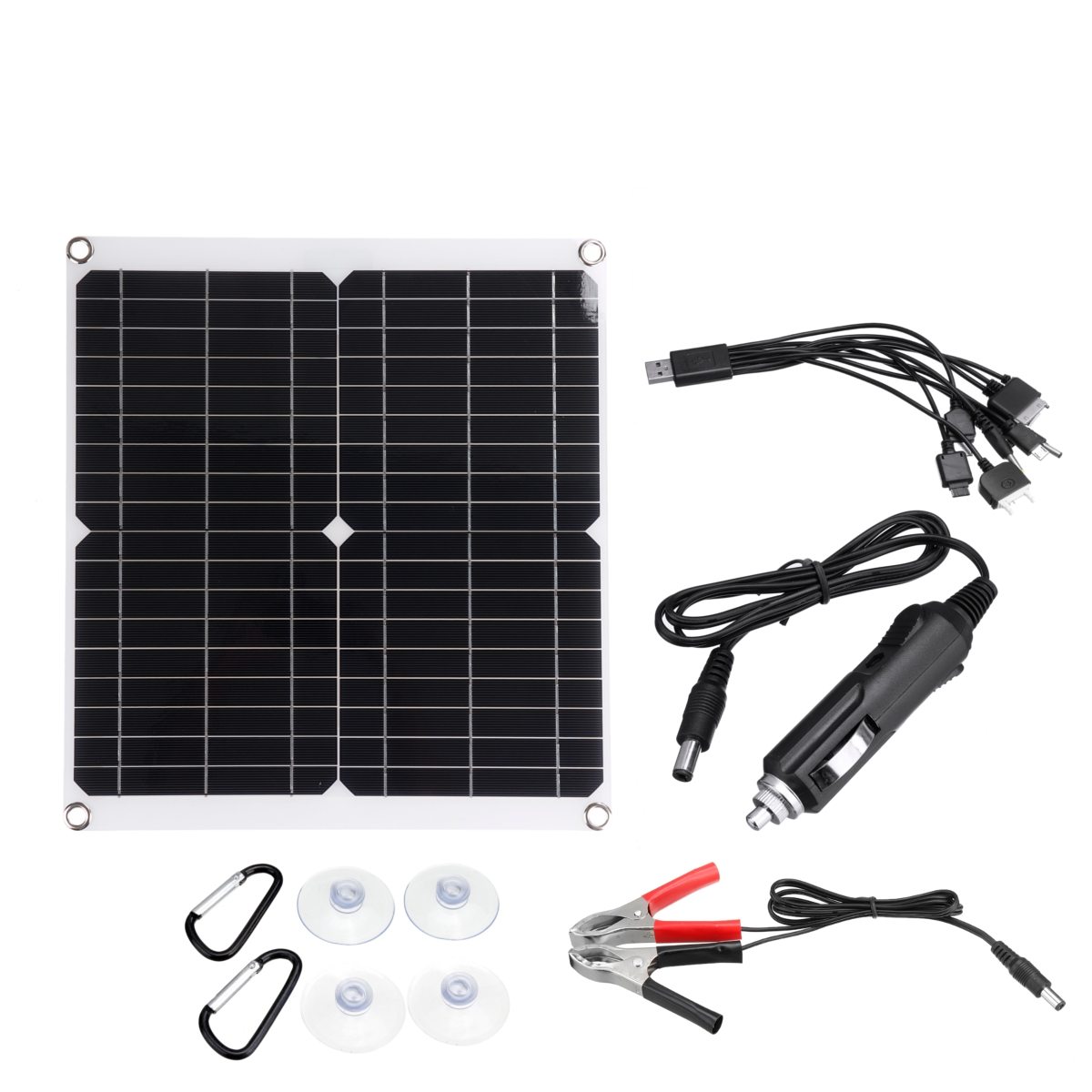 18V-50W-PV-Solar-Panel-Charger-Kit-Monocrystalline-Solar-Panels-with-10-In-1-Adapter-Cable-1779937