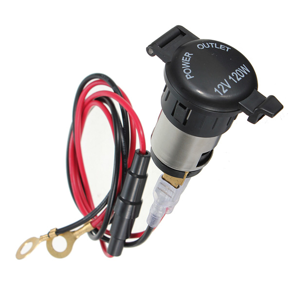 2Pcs-12V-120W-Car-Lighter-Motorcycle-Bike-Tractor-Power-Socket-Plug-Outlet-941220