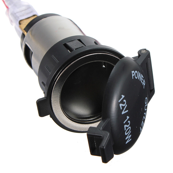 2Pcs-12V-120W-Car-Lighter-Motorcycle-Bike-Tractor-Power-Socket-Plug-Outlet-941220