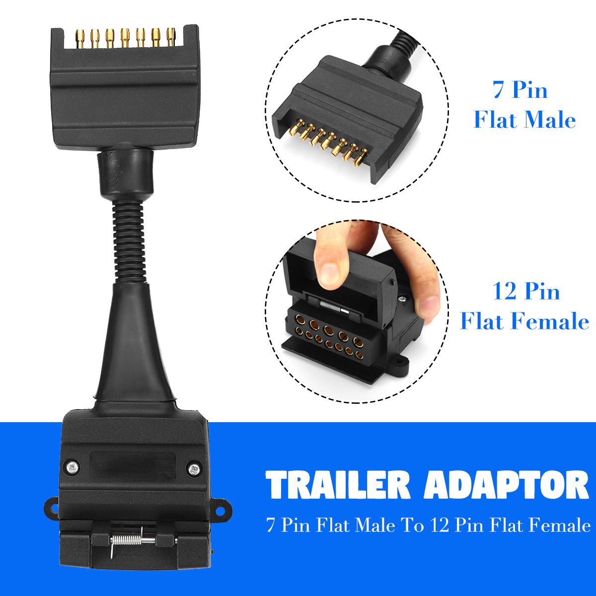 2pcs-7-Pin-Female-To-12Pin-Male-Trailer-Adapter-Electric-Tow-Converter-Plug-1688823