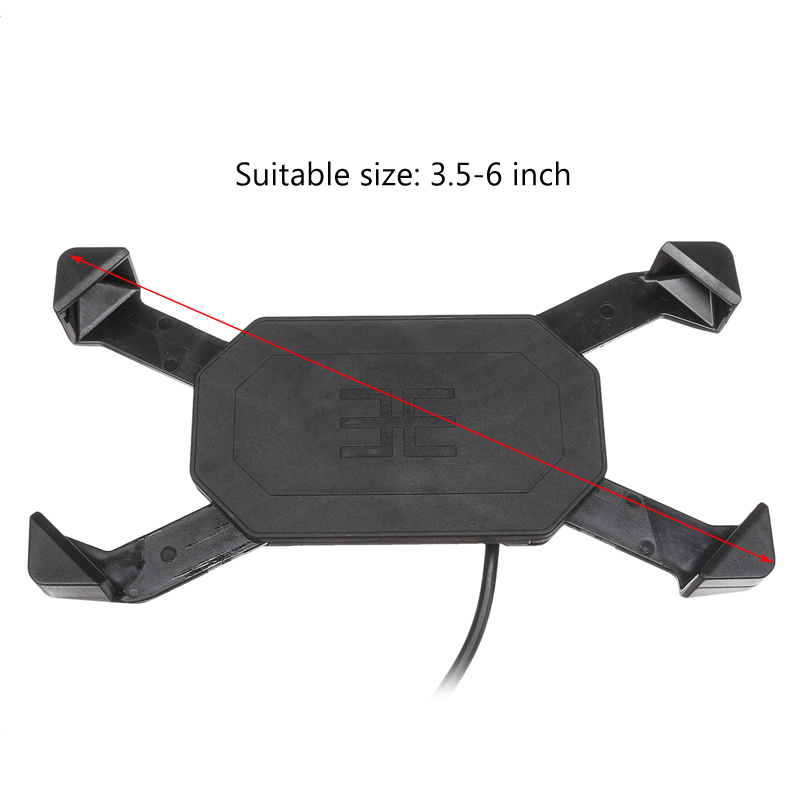 35-6inch-USB-Charing-Cell-Phone-GPS-Holder-Motorcycle-Bike-Handlebar-Mount-Black-1514250