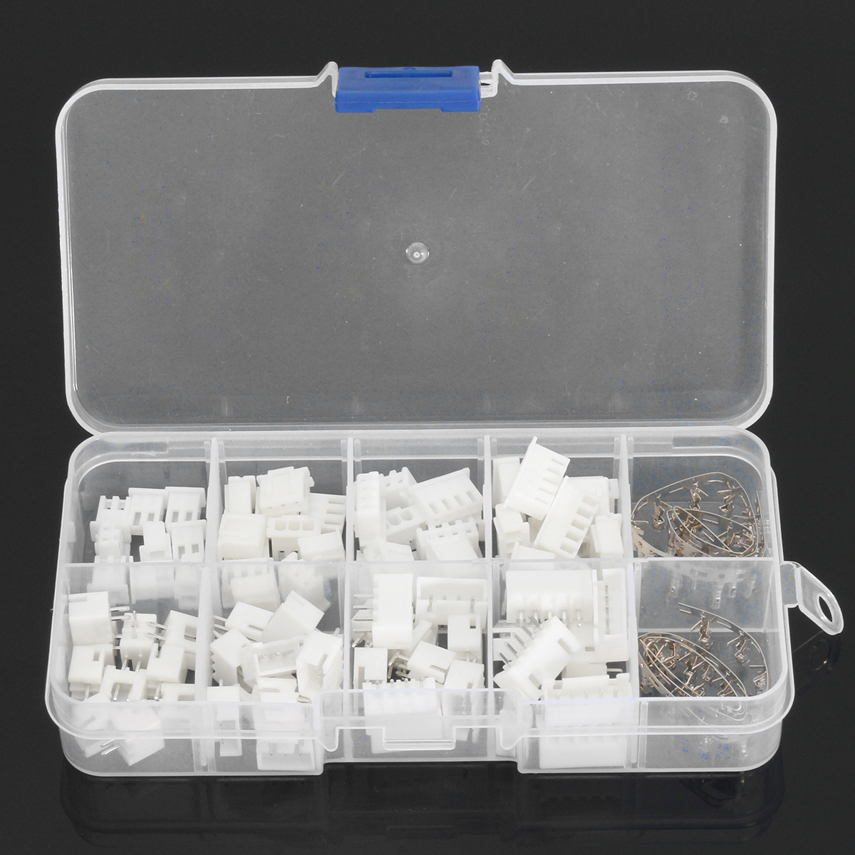 40-Sets-JST-25mm-XH-2P-3P-4P-5Pin-Male-Female-Housing-Connector-with-Crimps-1180083
