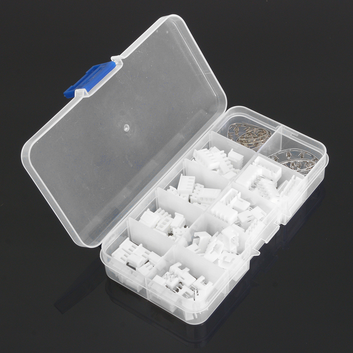 40-Sets-JST-25mm-XH-2P-3P-4P-5Pin-Male-Female-Housing-Connector-with-Crimps-1180083
