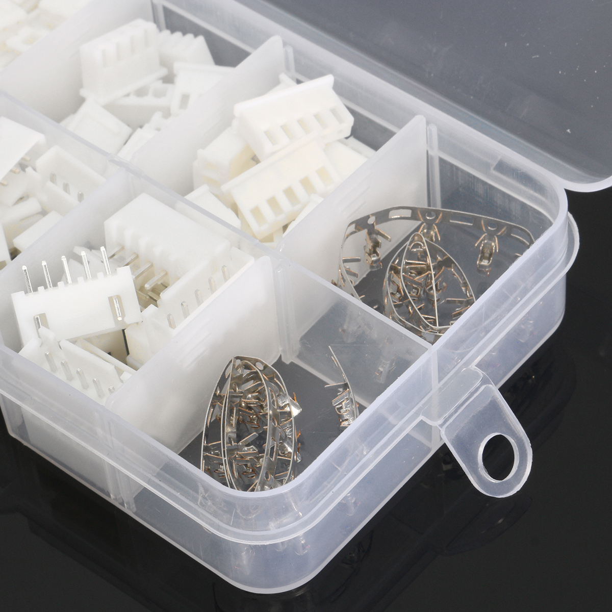 40-Sets-JST-25mm-XH-2P-3P-4P-5Pin-Male-Female-Housing-Connector-with-Crimps-1180083