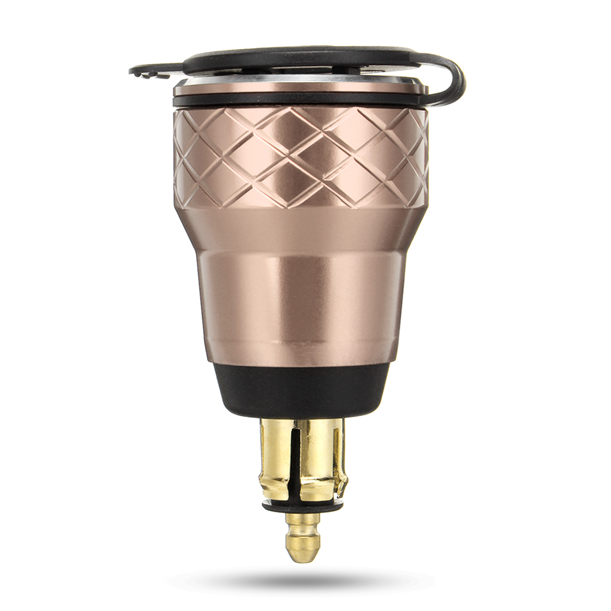 42A-12-24V-CNC-Dual-USB-Charger-LCD-Display-HellaDIN-Socket-For-BMW-1313637