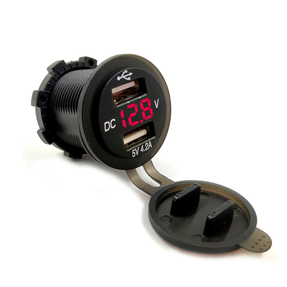 42A-12V-USB-Socket-Power-Adapter-Universal-Motorcycle-Car-Charger-Waterproof-1356067