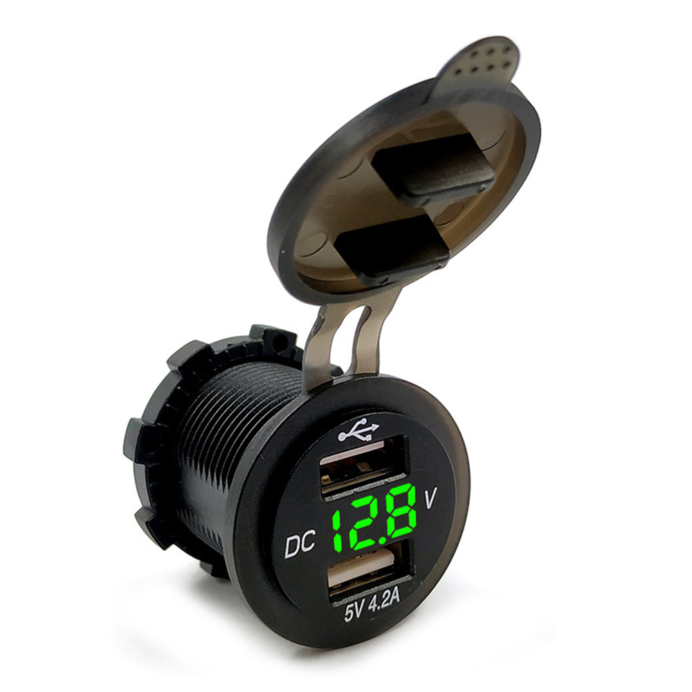 42A-12V-USB-Socket-Power-Adapter-Universal-Motorcycle-Car-Charger-Waterproof-1356067