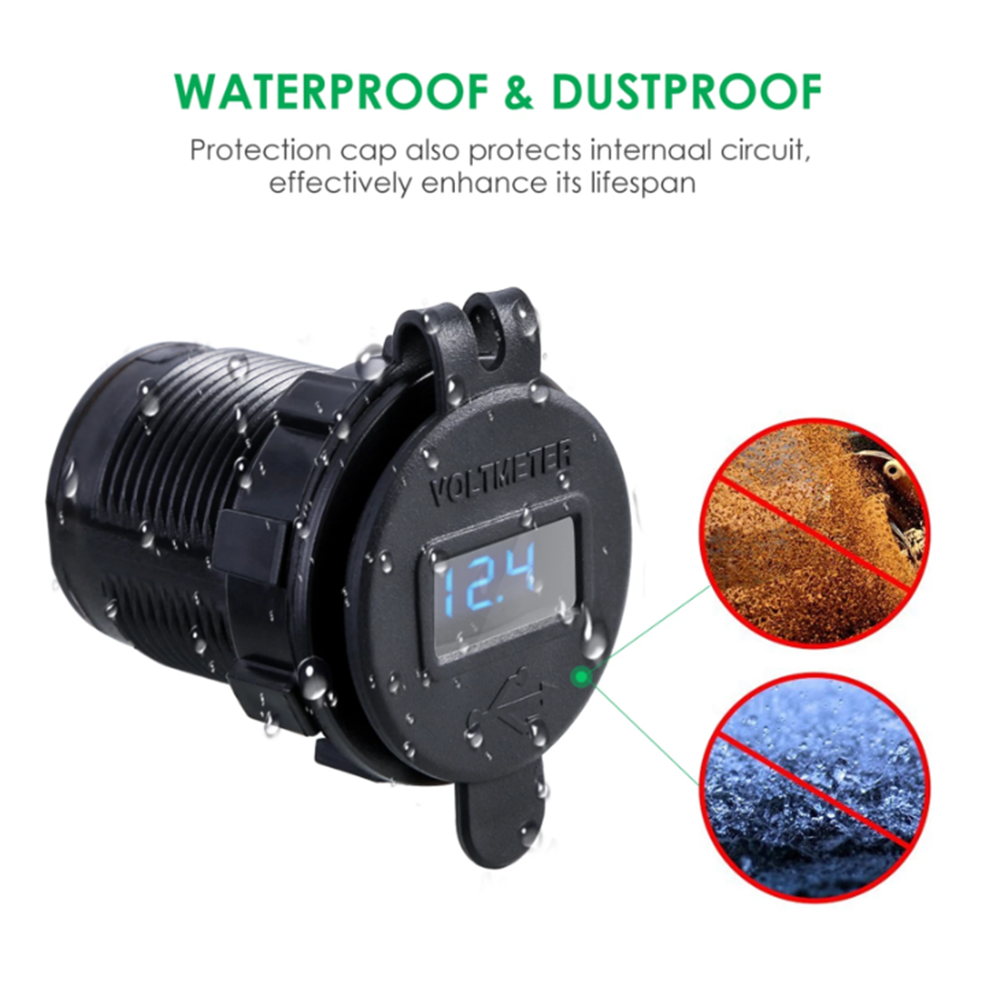 42A-Waterproof-Car-2-Port-Dual-USB-Charger-Socket-Power-Outlet-with-Voltmeter-LED-Light-for-12-24V-C-1791321