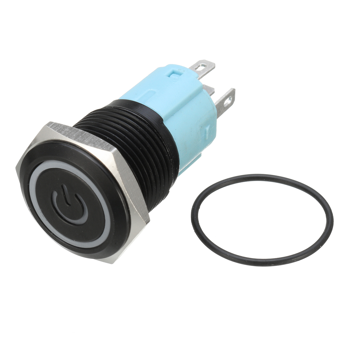 5-Pin-16mm-12V-LED-Light-Stainless-Steel-Push-Button-Momentary-Switch-1258191