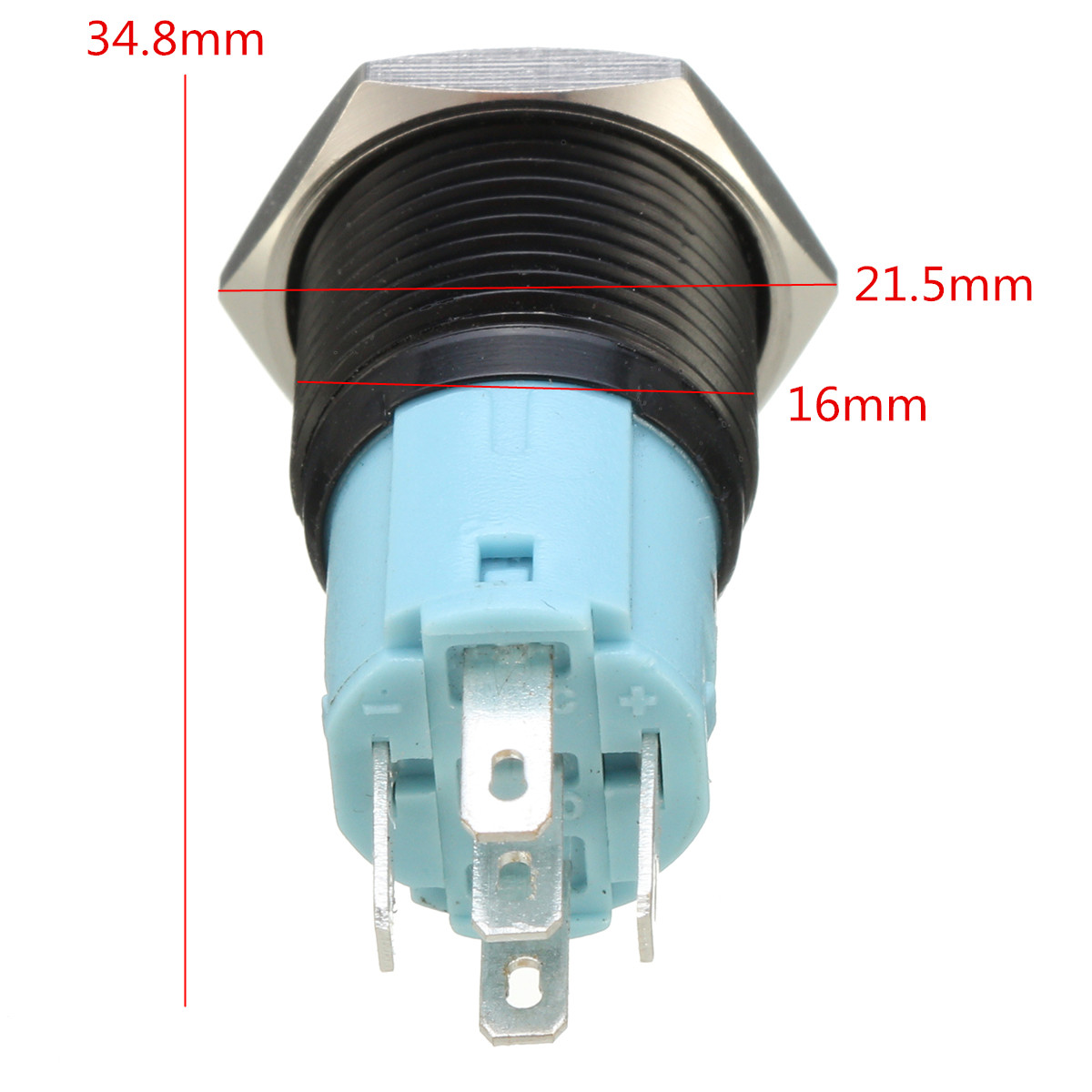 5-Pin-16mm-12V-LED-Light-Stainless-Steel-Push-Button-Momentary-Switch-1258191