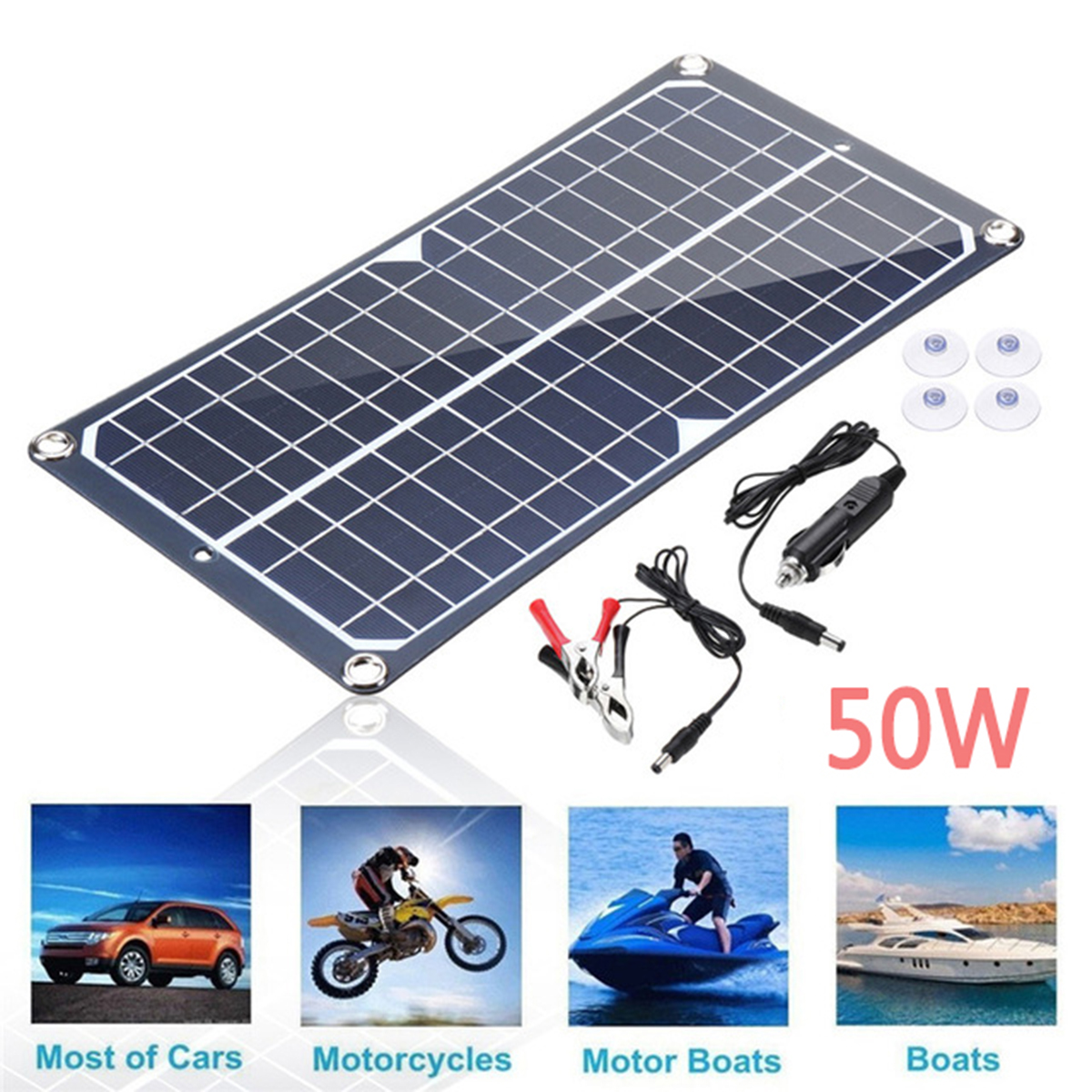 50W-Flexible-Solar-Panel-USB-18V-Smartphone-Charger-Monocrystalline-Power-Charger-Solar-Panel-Kit-Co-1775629
