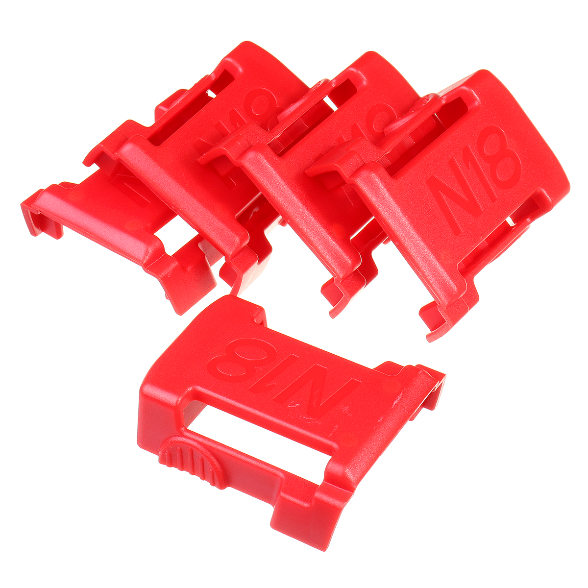 5Pcs-Battery-Mounts-Holder-Storage-For-Milwaukee-18V-Battery-5x-Rack-Stand-Slot-1574518