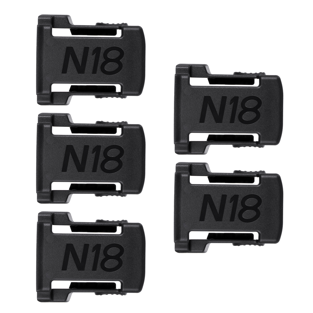 5Pcs-Battery-Mounts-Holder-Storage-For-Milwaukee-18V-Battery-5x-Rack-Stand-Slot-1574518
