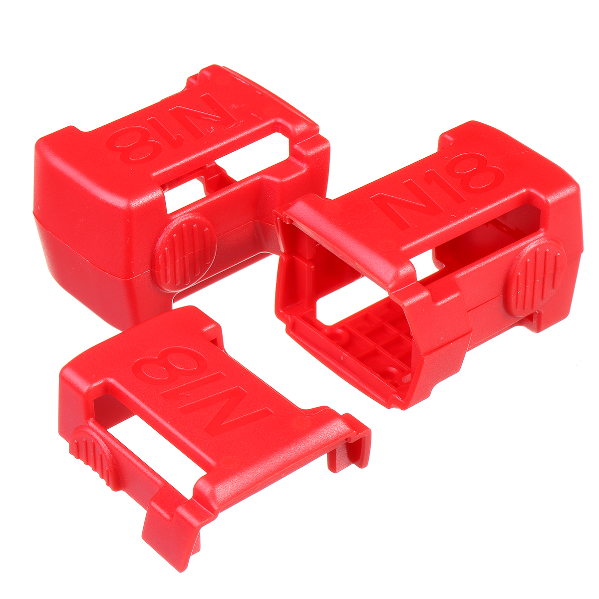 5Pcs-Battery-Mounts-Holder-Storage-For-Milwaukee-18V-Battery-5x-Rack-Stand-Slot-1574518