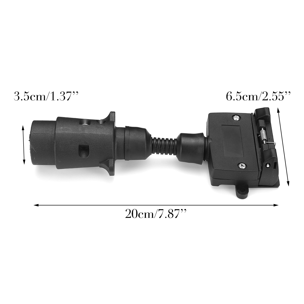 7Pin-Round-Female-To-7-Pin-Flat-Female-Trailer-Adaptor-Electric-Towing-Converter-1557519
