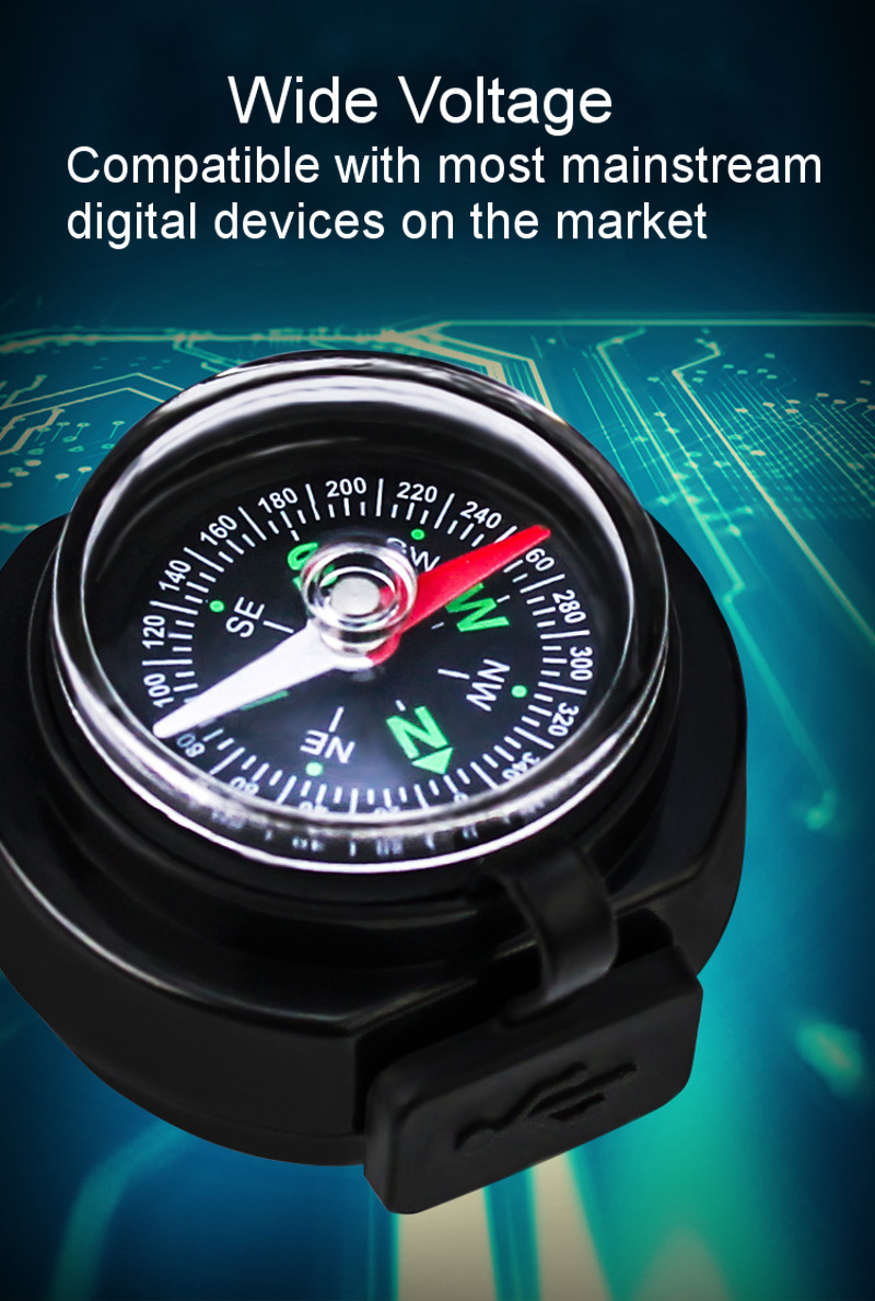 9V-24V-12V-25A-Waterproof-Motorcycle-Phone-USB-Charger-Compass-Handlebar-Rearview-Mirror-Universal-1618465