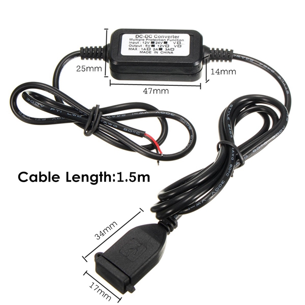 DC12-24V-Waterproof-5V-2A-Motorcycle-USB-Charger-For-Phone-GPS-Tablet-1045722