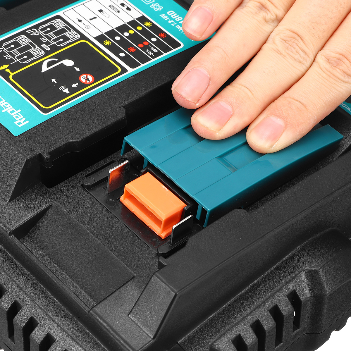 Dual-Twin-Port-Battery-Charger-For-Makita-DC18RD-Li-ion-LXT-72V-18V-Fast-Rapid-1466163