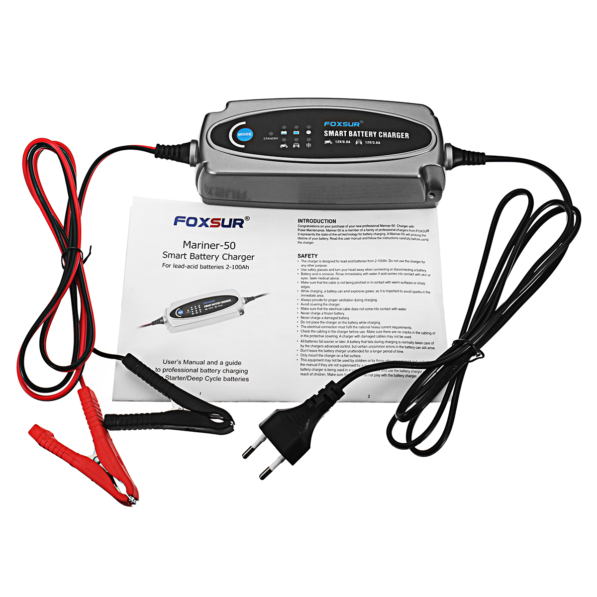 FOXSUR-12V-5-Stage-08A-36A-Battery-Smart-Charger-Acid-Intelligent-Motorcycle-Auto-Car-1258553