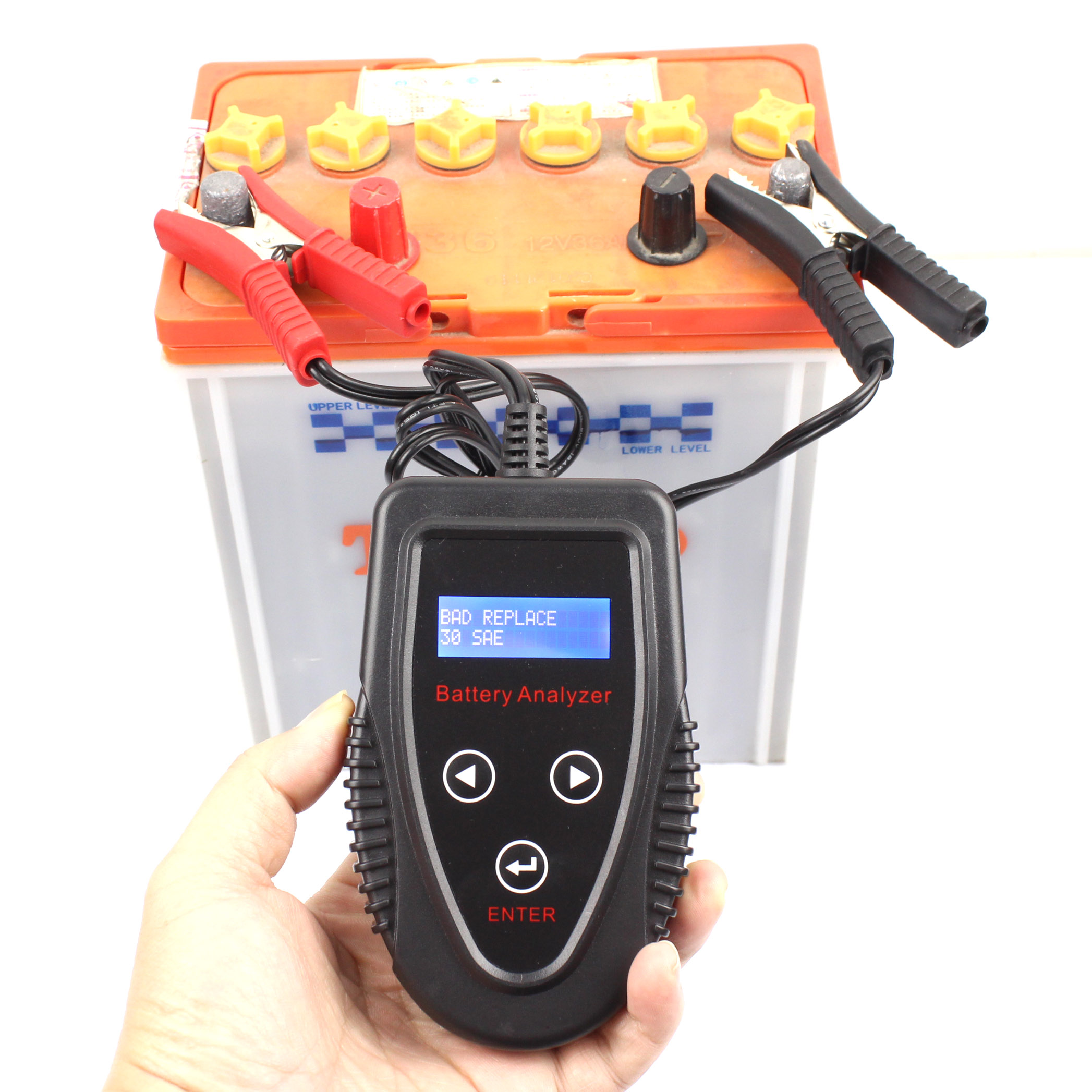FOXSUR-12V-7V-15V-LCD-Battery-Tester-Analyzer-Digital-Motorcyclce-Car-Gel-AGM-WET-CA-SLA-CCA-IR-SOH--1453127