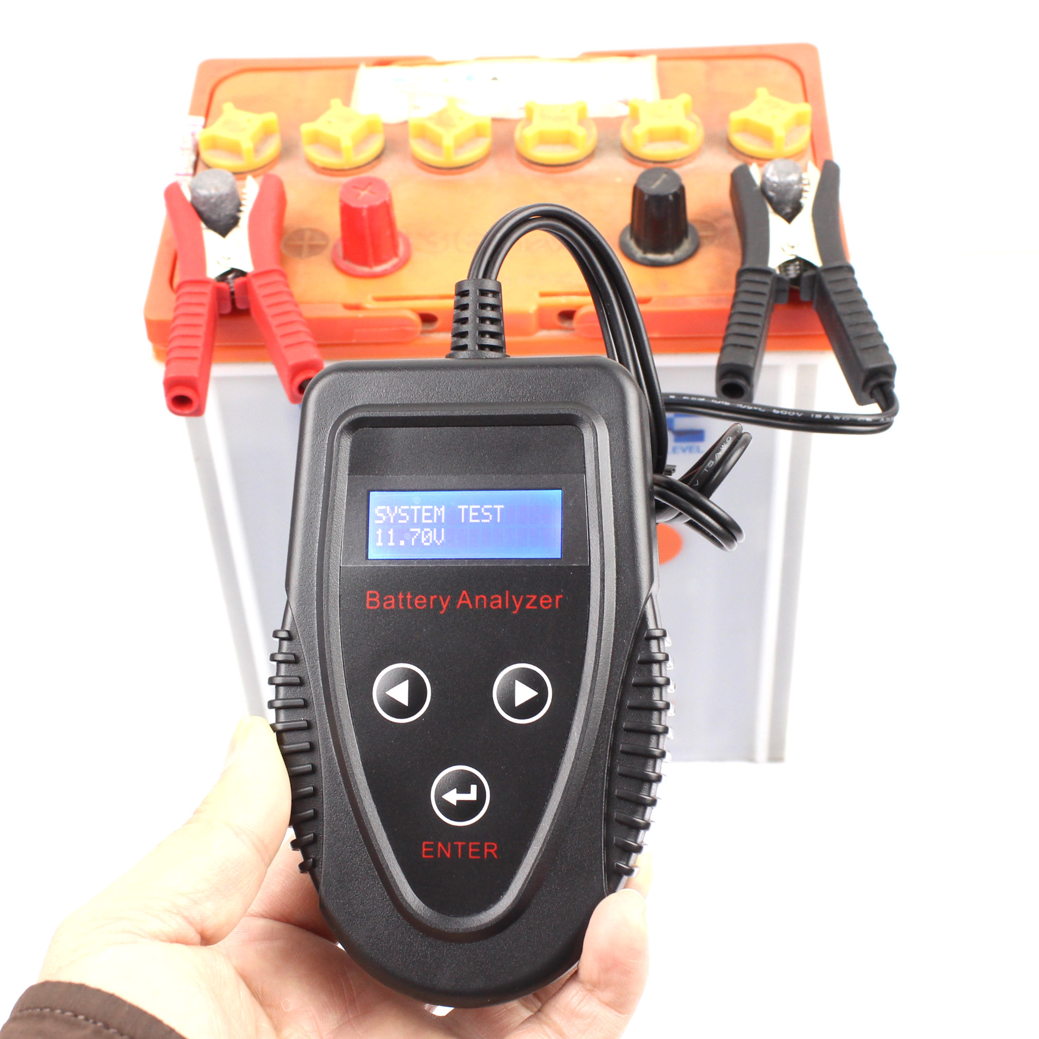 FOXSUR-12V-7V-15V-LCD-Battery-Tester-Analyzer-Digital-Motorcyclce-Car-Gel-AGM-WET-CA-SLA-CCA-IR-SOH--1453127