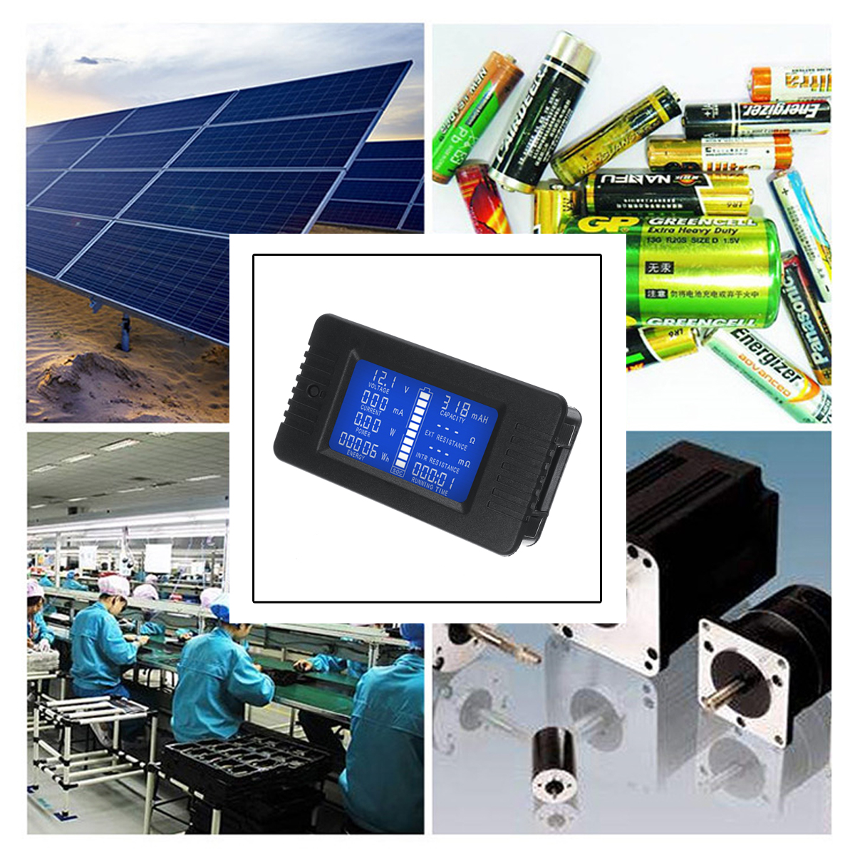 LCD-Display-DC-Battery-Voltage-Monitor-Meter-0-200V-Volt-Amp-For-Cars-RV-Solar-System-1584978