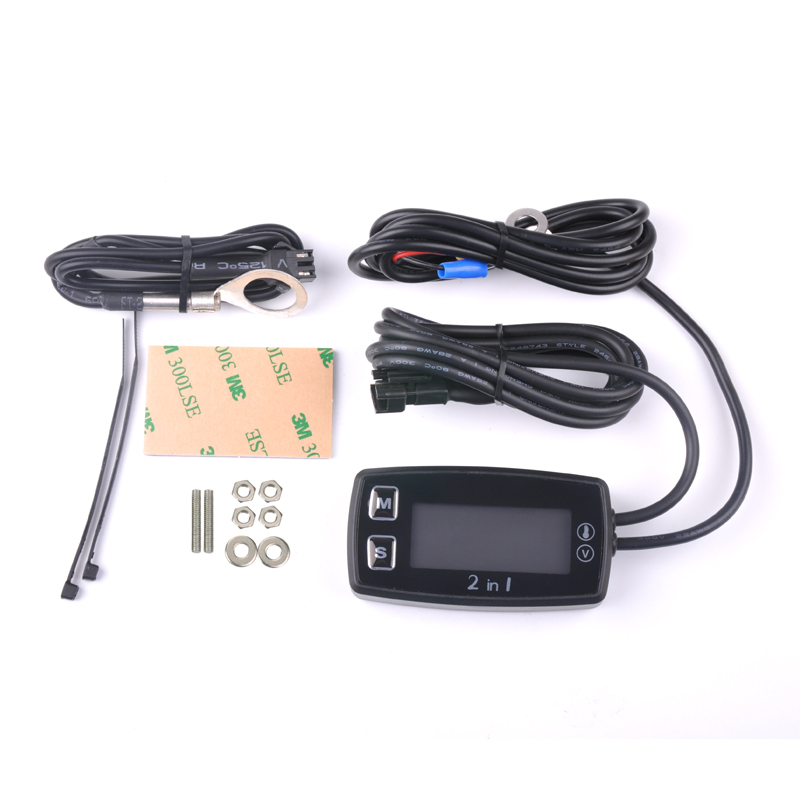 Motorcycle-Meter-LED-Digital-Termometer-Voltmeter-Temperature-Meter-For-Pit-Bike-ATV-Outboard-Lawnmo-1687389