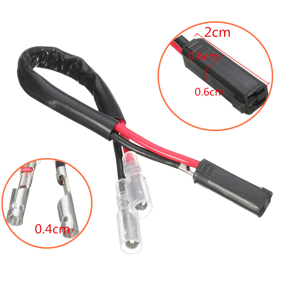 Pair-Turn-Signal-Wiring-Adapter-Plug-Kit-For-Yamaha-R1-R6-FZ1-FZ6-FZ6R-FZ8-FZN-XJ6-1141970