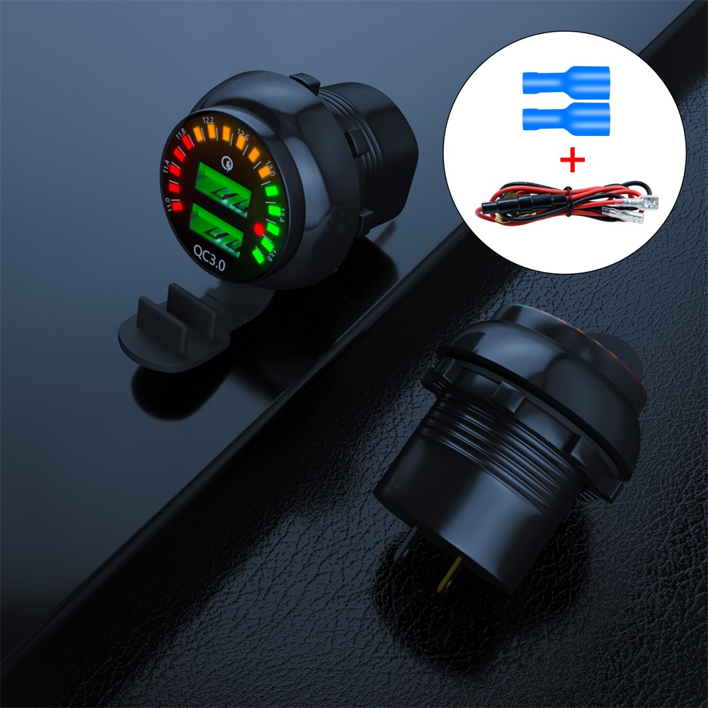 QC30-Dual-USB-Charger-Quick-Charge-Socket-Adapter-Power-Outlet-With-Voltmeter-Display-For-Car-Motorc-1800732
