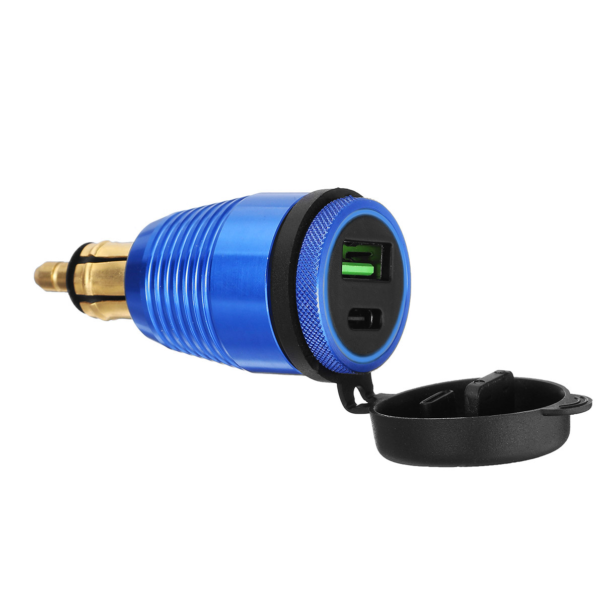 QC30-Type-C-Waterproof-General-Quick-USB-Charger-Socket-Charger-Blue-Light-1635101