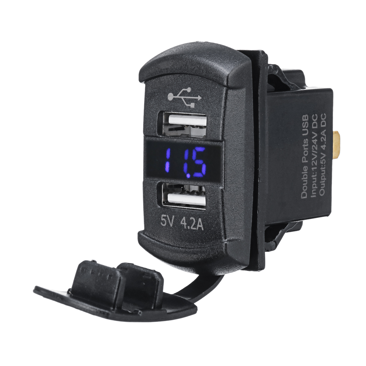 USB-Charger-For-Polaris-UTV-RZR-RZR4-Ranger-XP-1000-900-800-Crew-2015-2016-1462471