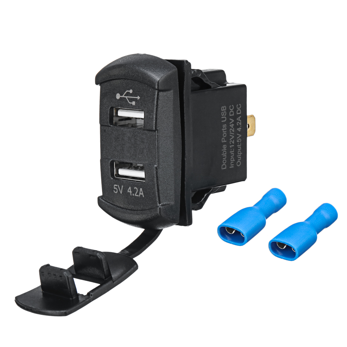 USB-Charger-For-Polaris-UTV-RZR-RZR4-Ranger-XP-1000-900-800-Crew-2015-2016-1462471
