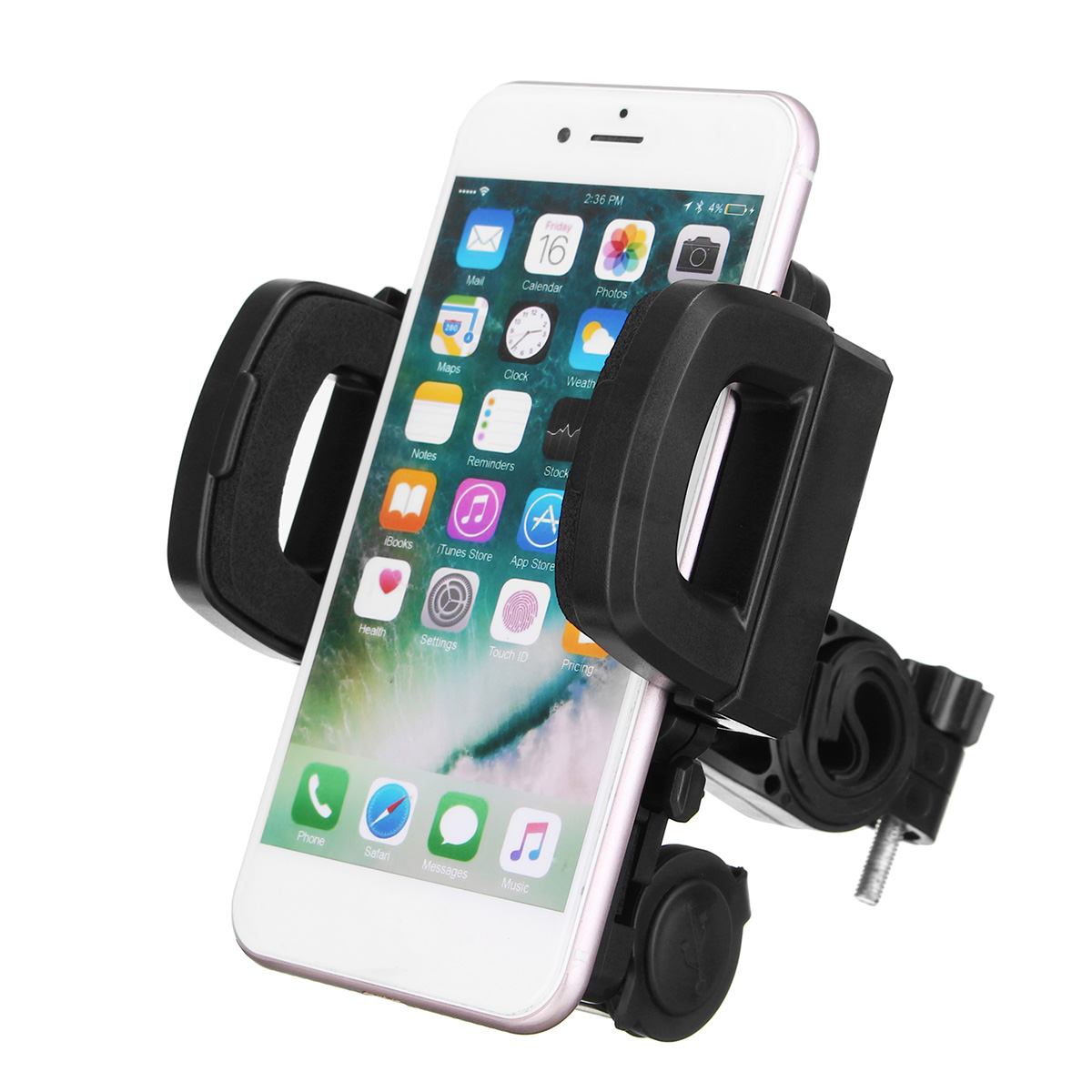 Waterproof-Universal-Motorcycle-Handlebar-USB-Charger-Mount-Holder-For-Phone-GPS-1209184