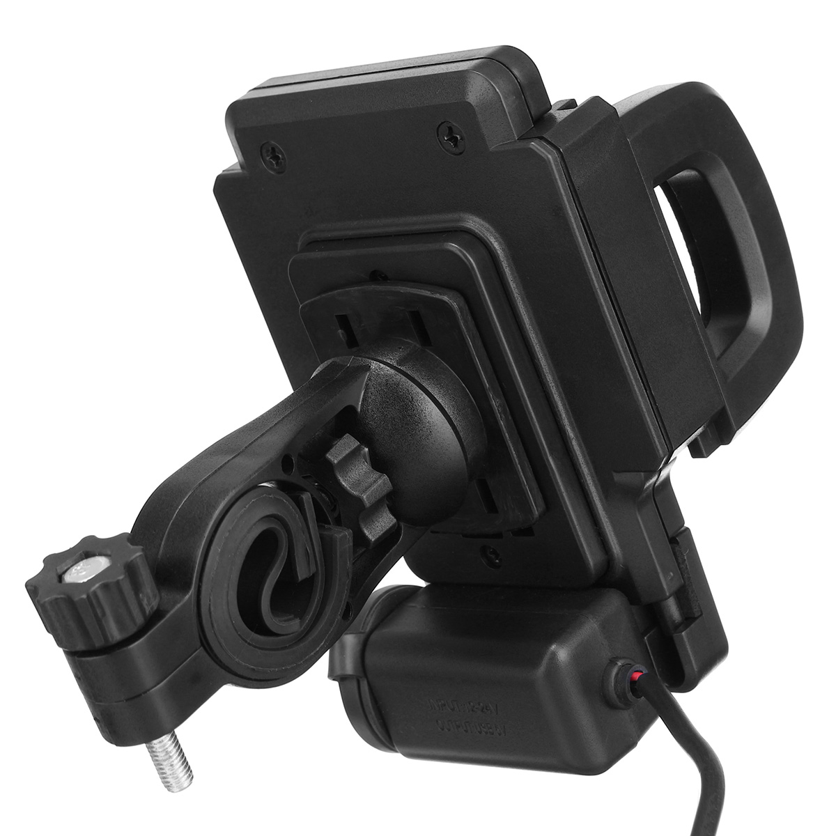 Waterproof-Universal-Motorcycle-Handlebar-USB-Charger-Mount-Holder-For-Phone-GPS-1209184