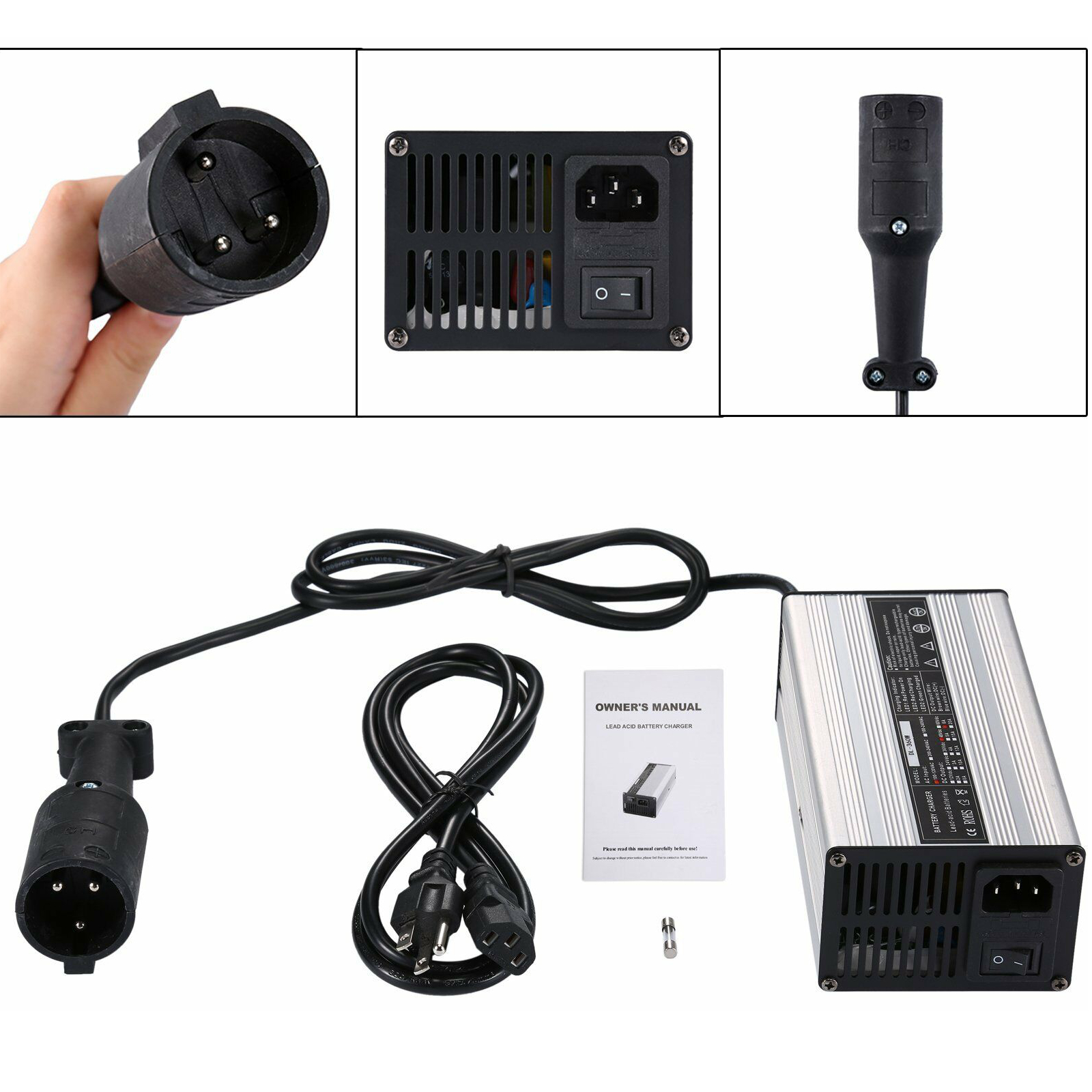 48V-6A-Battery-Charger-With-Snap-Head-3-Pin-Plug-For-Ez-Go-Club-Car-Golf-Cart-1622187