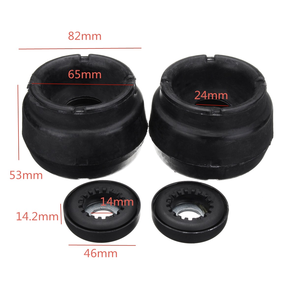 Front-Strut-Top-Mount-Bearings-For-1997-2006-VW-Golf-MK4-1J0412331C-1J0412331B-1247097