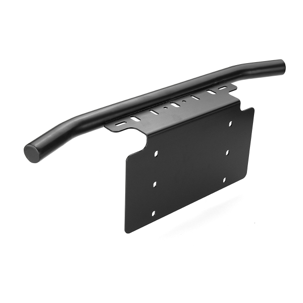 Motorcycle-License-Plate-Frame-Holder-Car-Vehicle-Bull-Bar-Light-Mounting-Bracket-BlackSilver-1127683