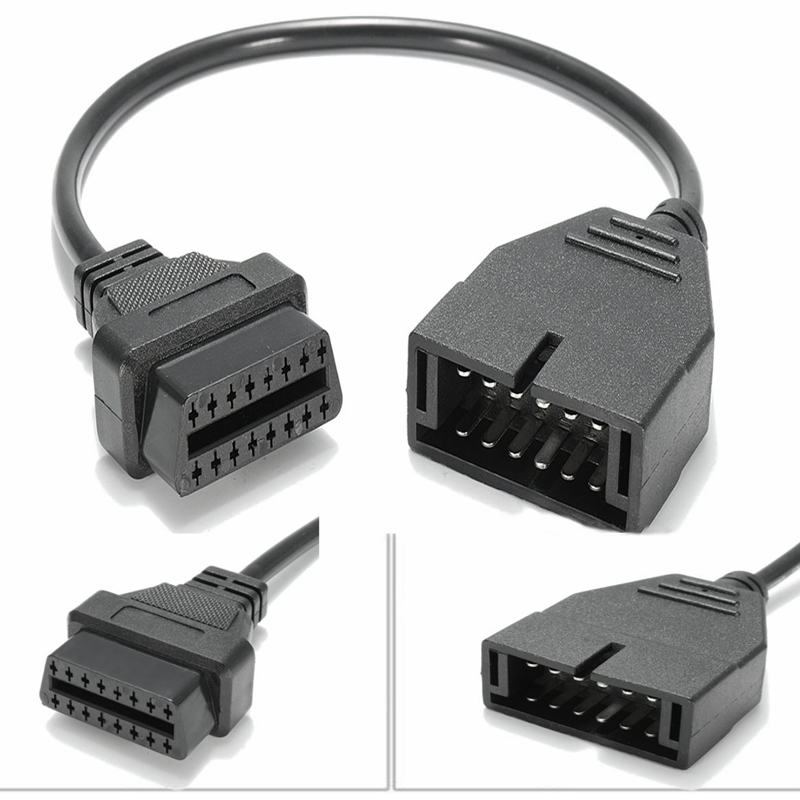 12Pin-OBD1-to-16-Pin-OBD2-Convertor-Connector-Adapter-Cable-For-GM-Chevrolet-GMC-1290034