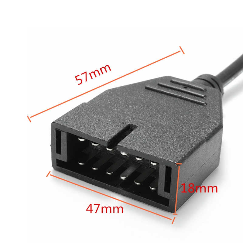 12Pin-OBD1-to-16-Pin-OBD2-Convertor-Connector-Adapter-Cable-For-GM-Chevrolet-GMC-1290034