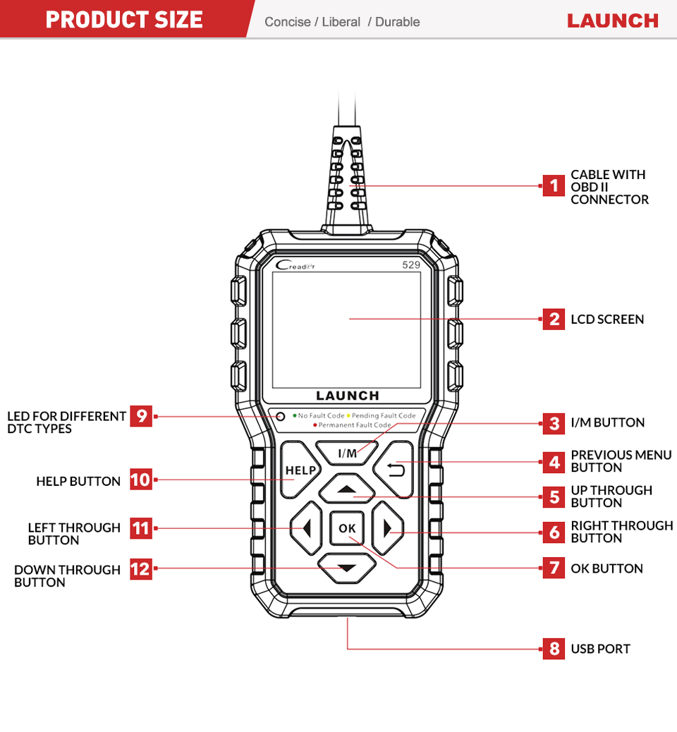 LAUNCH-CR529-Auto-OBD2-Scanner-Code-Reader-Car-Fault-Diagnostic-Tool-Engine-Check-Pass-Emission-Test-1622803