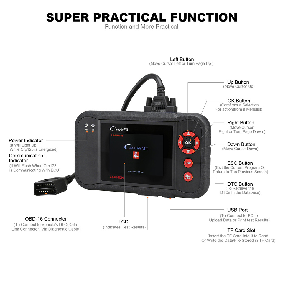 LAUNCH-Reader-VIII-OBD2-8-OBDII-Car-Diagnostic-Tool-Support-ABS-SRS-Park-Brake-Oil-Service-Reset-Sca-1442754