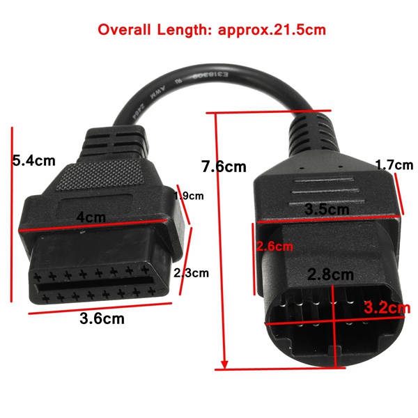 OBD2-Diagnostic-Cable-Adapter-Code-Scanner-17pin-to-16pin-for-Mazda-Ford-Ranger-1013893